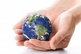 globe in hand picture