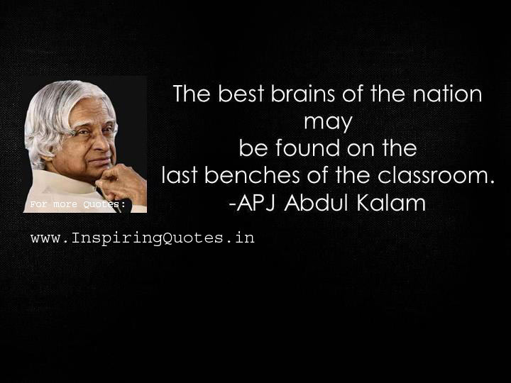 Abdul Kalam Motivational Thoughts images wallpapers