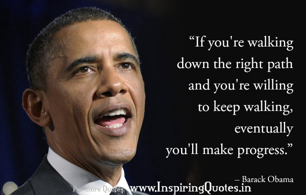 Barack Obama Inspirational Motivational Thoughts