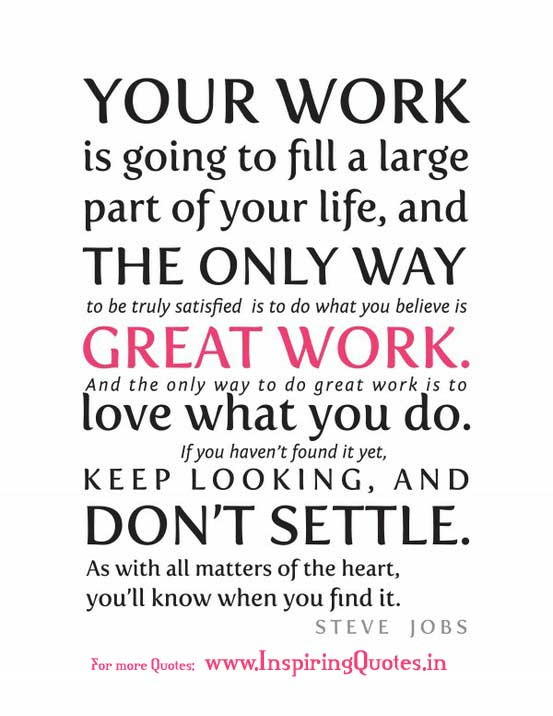 Steve Jobs Quotes on Business Work Picture