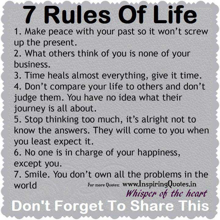 rules of life Suvichar Good Thoughts
