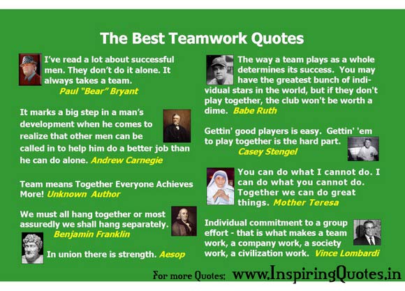Teamwork Quotes Team work Thoughts Images Wallpapers Pictures