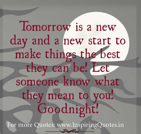 Good Night Wishes - Inspirational Good Night Quotes