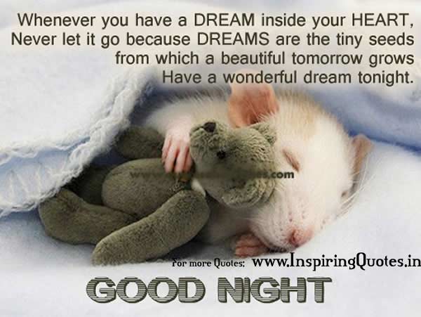 Good night Inspirational Messages with Images Pictures Wallpapers
