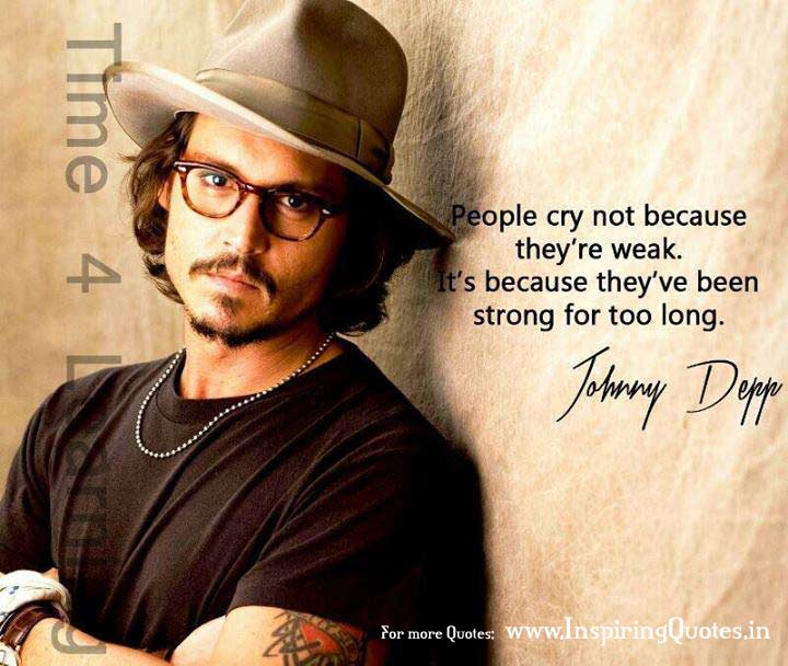 Johnny Depp Inspirational Quotes and thoughts Images Wallpapers Pictures