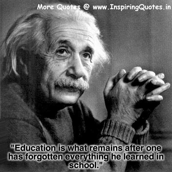 Albert Einstein Quotes on Education, Thoughts  Sayings Images Wallpapers Pictures Photos