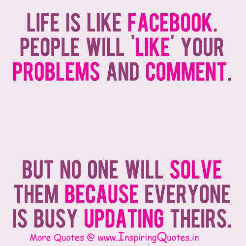 Facebook Quotes, Thoughts Sayings, about Facebook, Images Wallpapers Pictures Photos