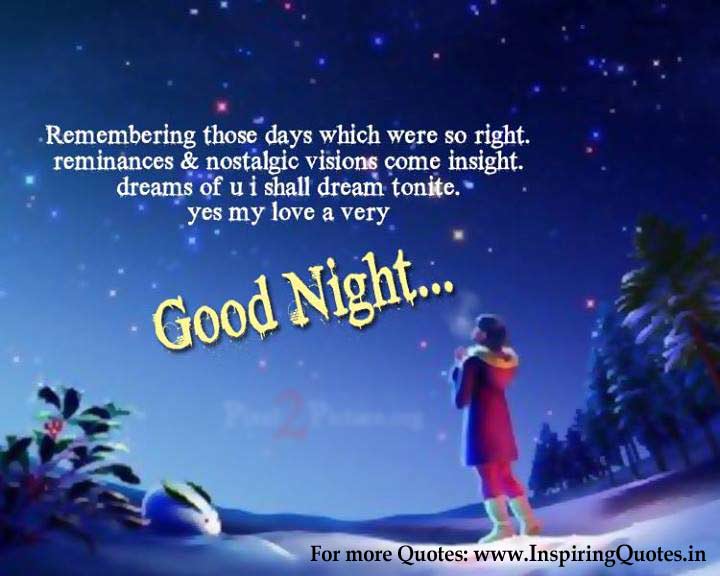 Good Night Love Quotes, Say Good Night Thoughts Images Wallpapers Pictures Photo