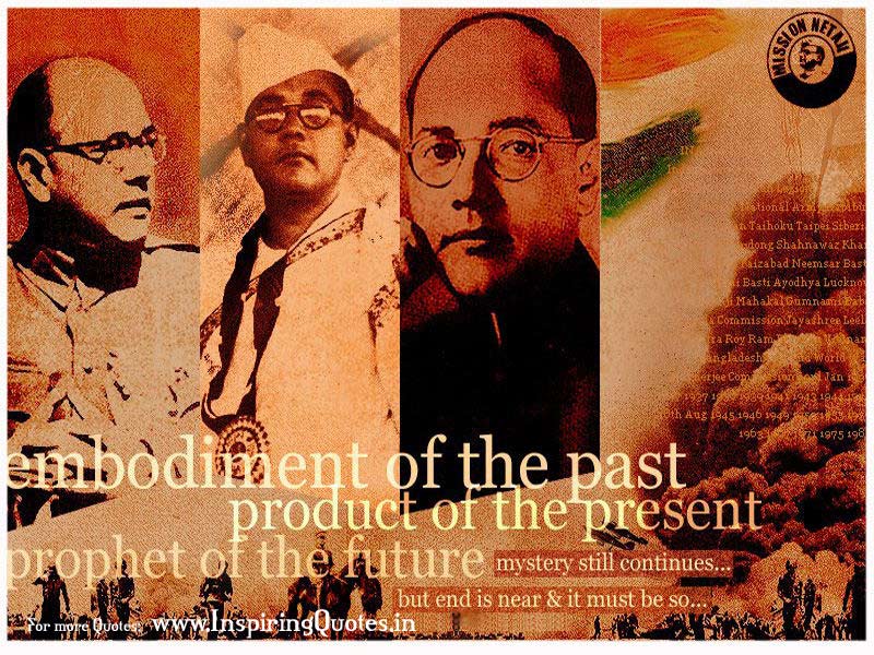 Netaji Subhash Bose Quotes Thoughts Sayings, Images Wallpapers Photos Pictures