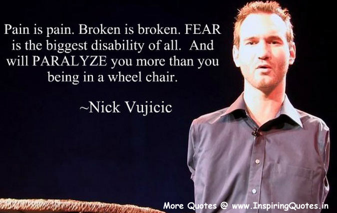 Nick Vujicic Inspirational Sayings, Quotes Images Wallpapers Pictures Photos