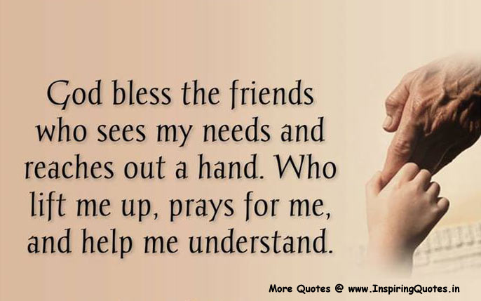 God Bless the Friend, Friends Quotes Thoughts Sayings Image, Suvichar in English Images Wallpapers