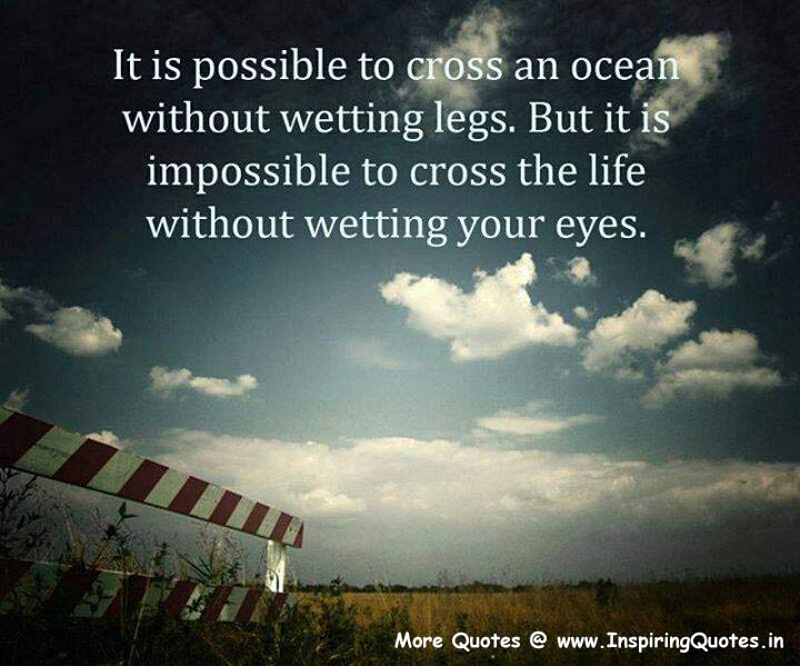 It is possible to cross an ocean without wetting legs. But it is ...