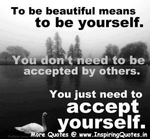 You Just Need to Accept yourself Quotes Images Wallpapers Pictures