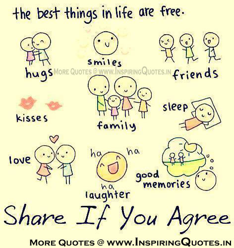 Best things in Life are Free, Life Quotes, Life Things Images Wallpapers Pictures Photos
