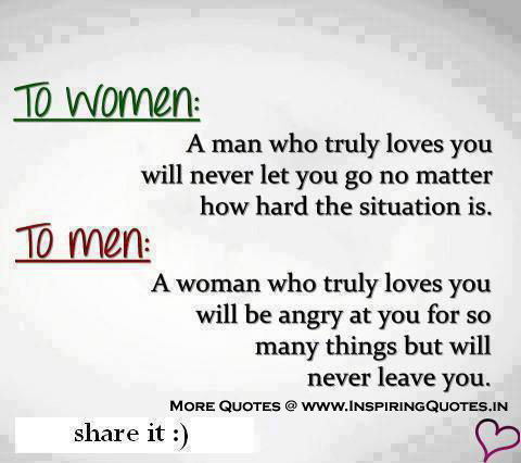 Love Inspirational Quotes about Men and Women