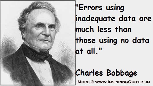 Charles Babbage Science Quotes