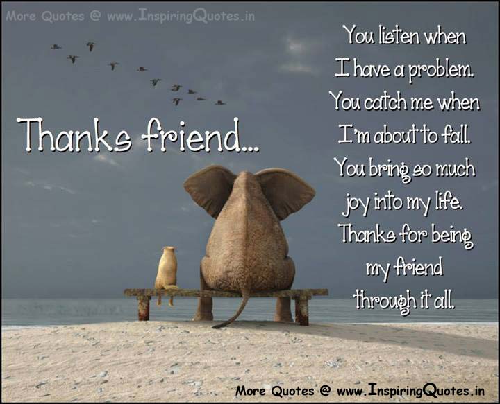 Thank You Quotes For Friendship